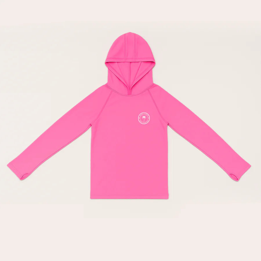 UPF 50+ Hooded Shirt- Fuchsia