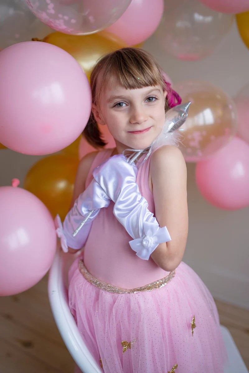 Storybook Princess White Gloves