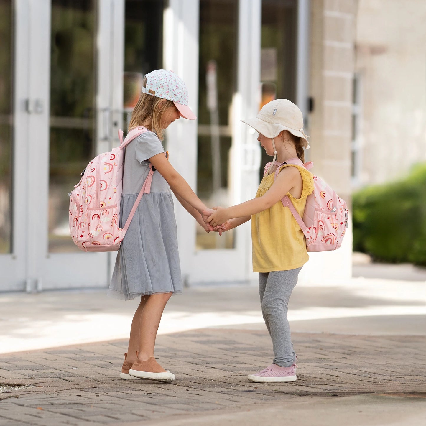 Little Xplorers Kids Backpack- Pink Rainbow