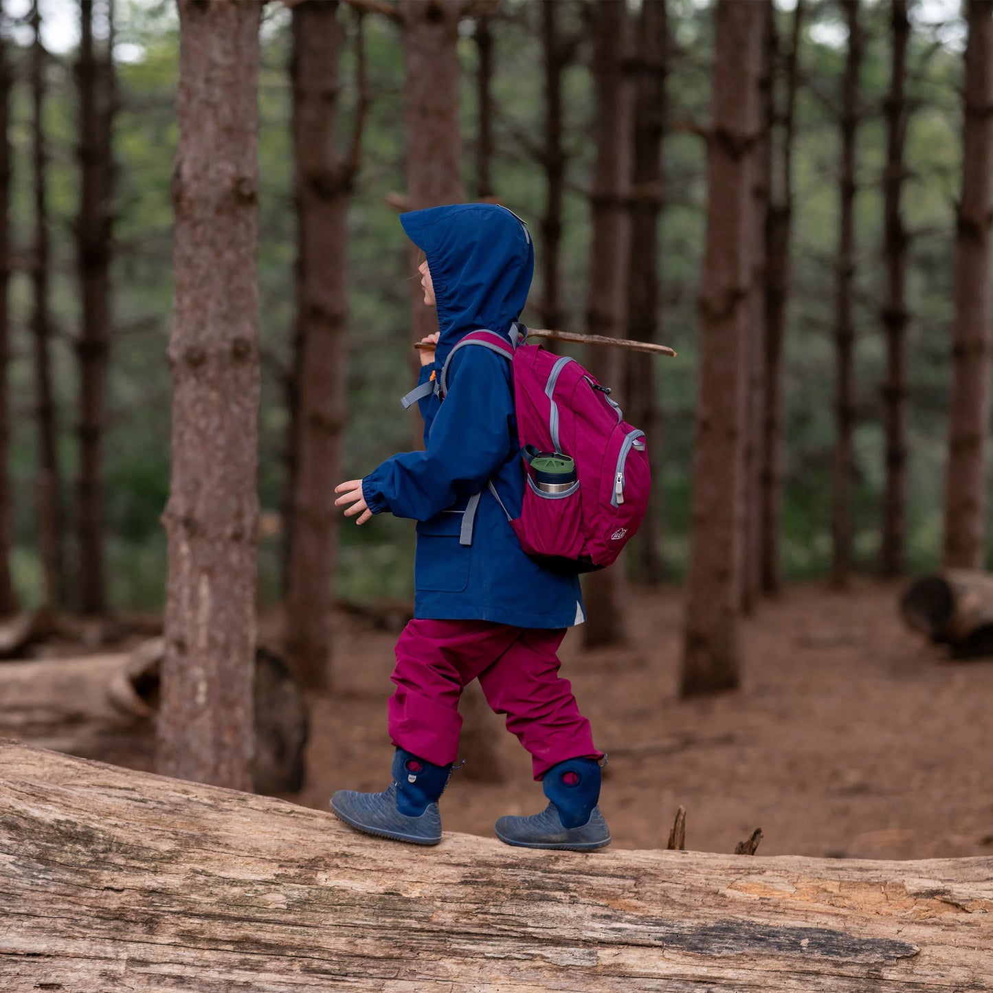 Little Xplorers Kids Backpack- Wildberry