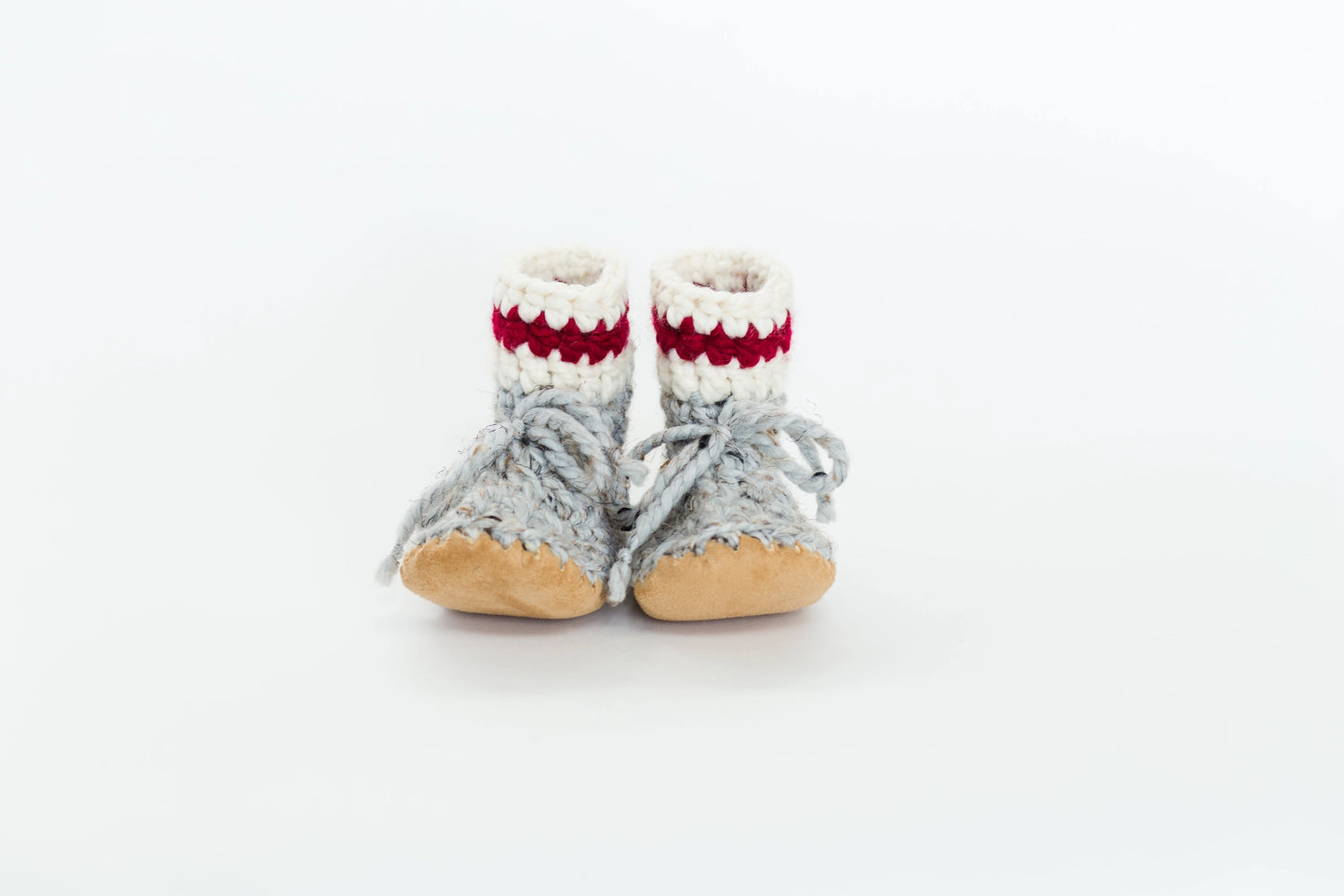 Handmade Wool Booties- Lumberjack