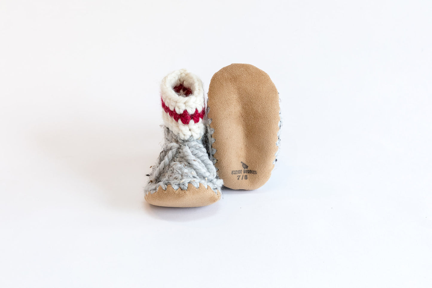 Handmade Wool Booties- Lumberjack