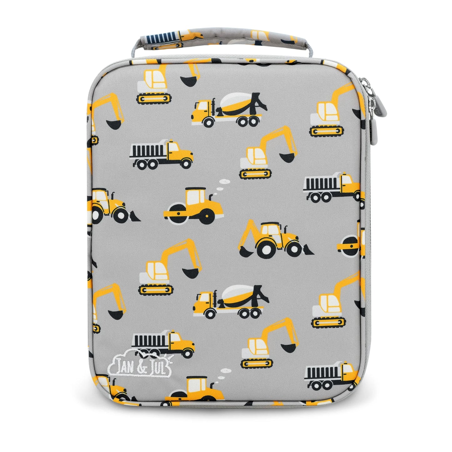 Kids Lunch Bag- Grey Construction