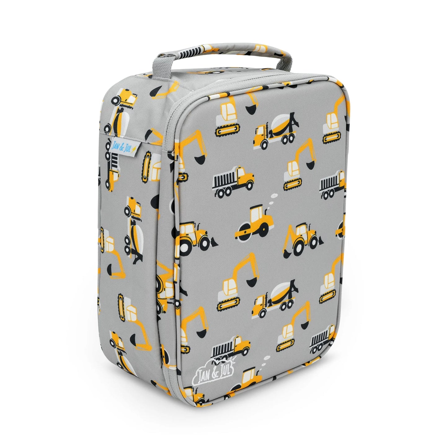 Kids Lunch Bag- Grey Construction