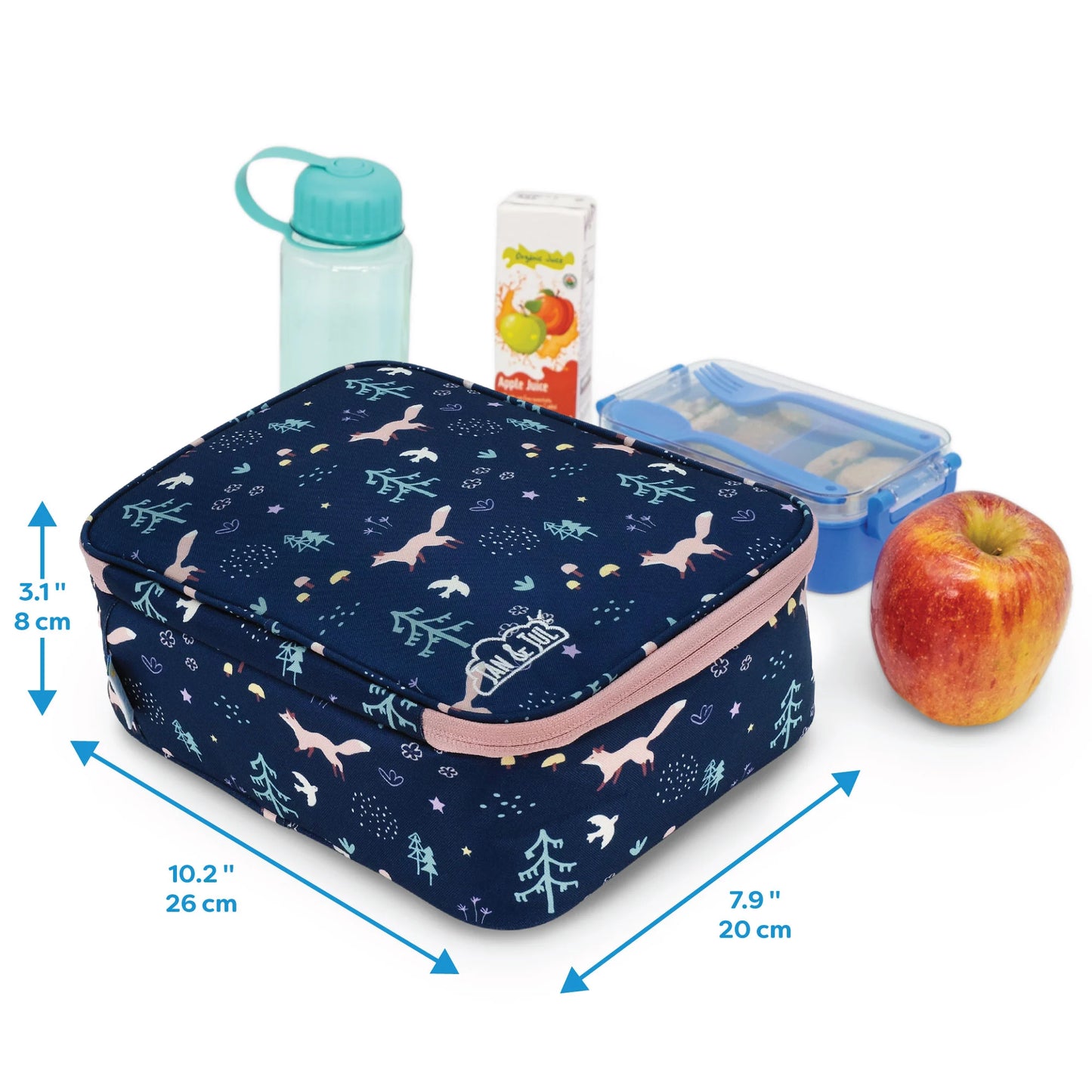 Kids Lunch Bag- Navy Forest
