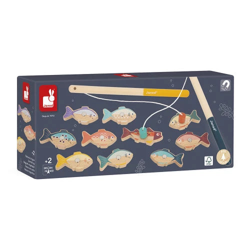 Magnetic Wooden Fishing Game