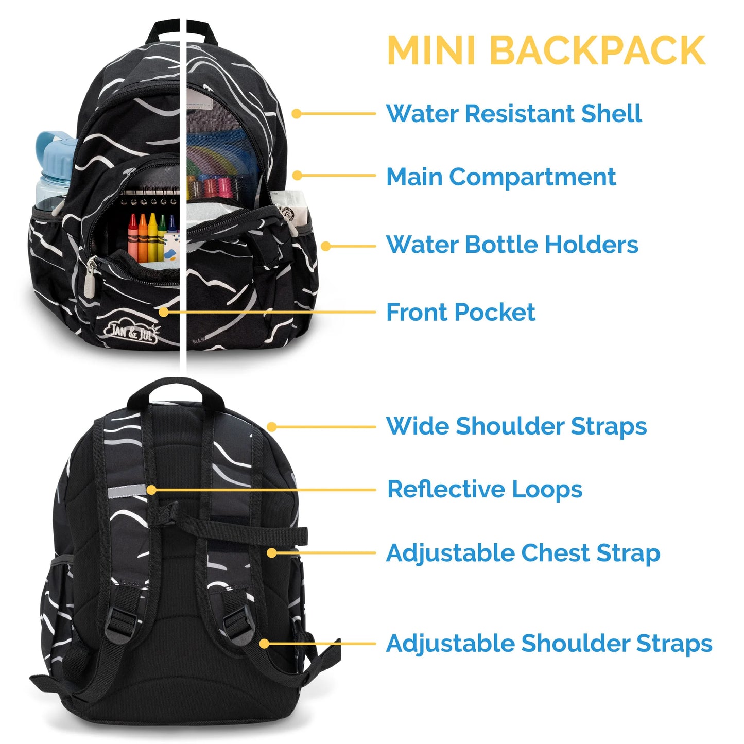 Little Xplorers Mini Backpack- Navy Forest