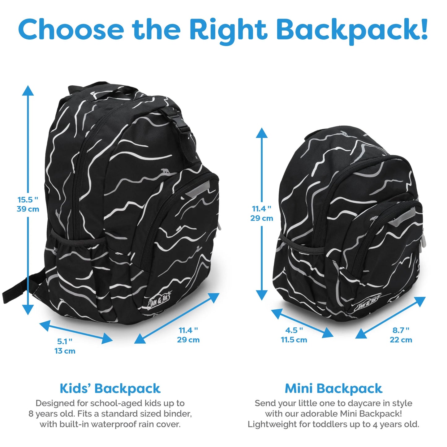 Little Xplorers Mini Backpack- Jungle Nights
