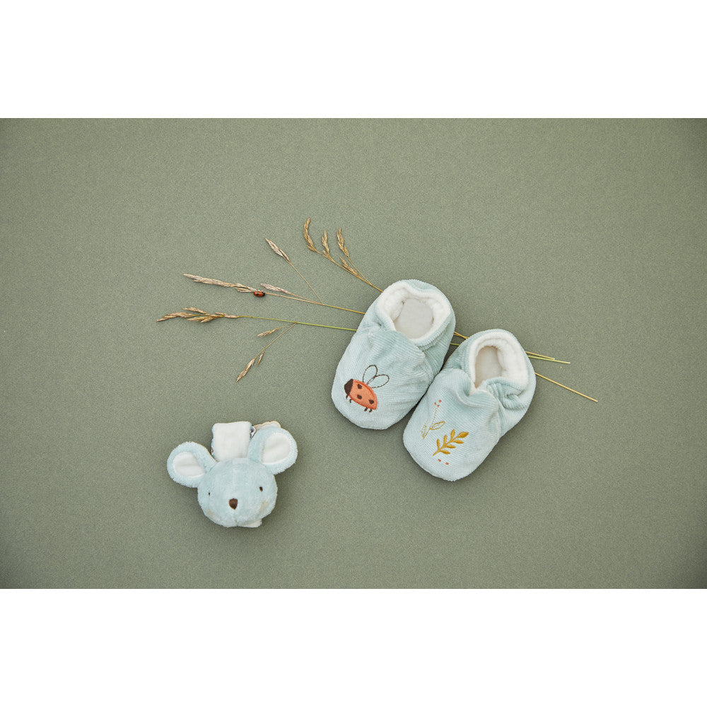 Mouse Bell Bracelet & Slipper Gift Set