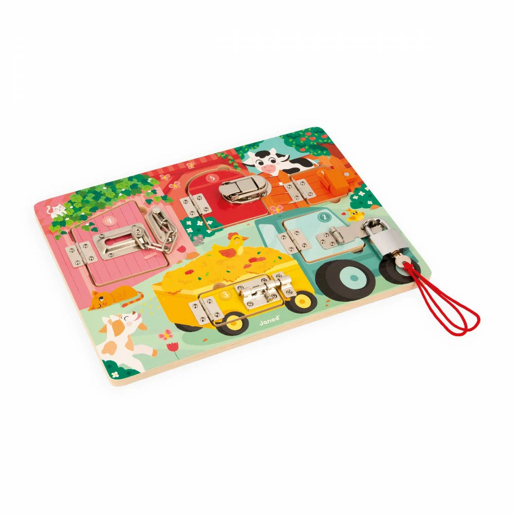 The Farm Wooden Padlocks Board