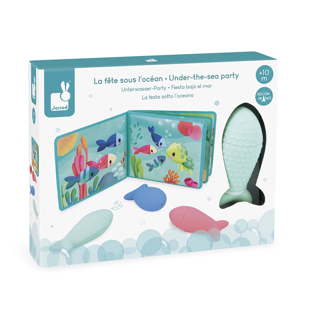 Party Under the Sea Bath Book & Toys