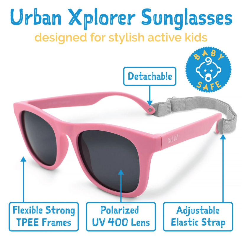 Urban Explorer Sunglasses- Peachy Pink