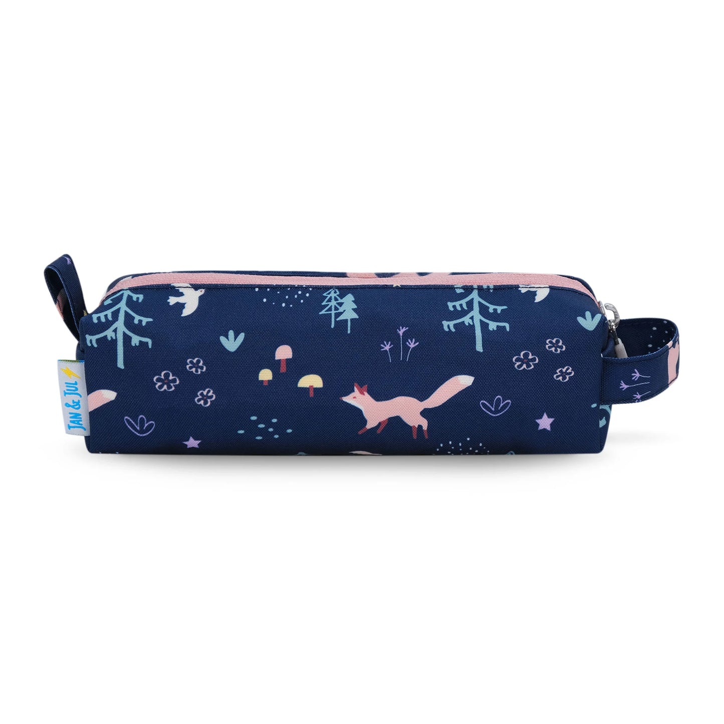 Kids Pencil Case- Navy Forest