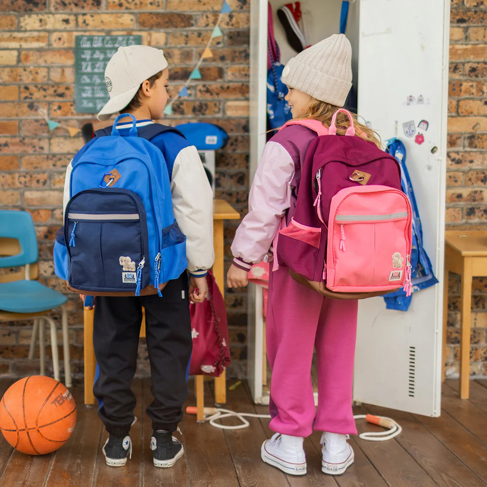 Blue Bulldog Backpack