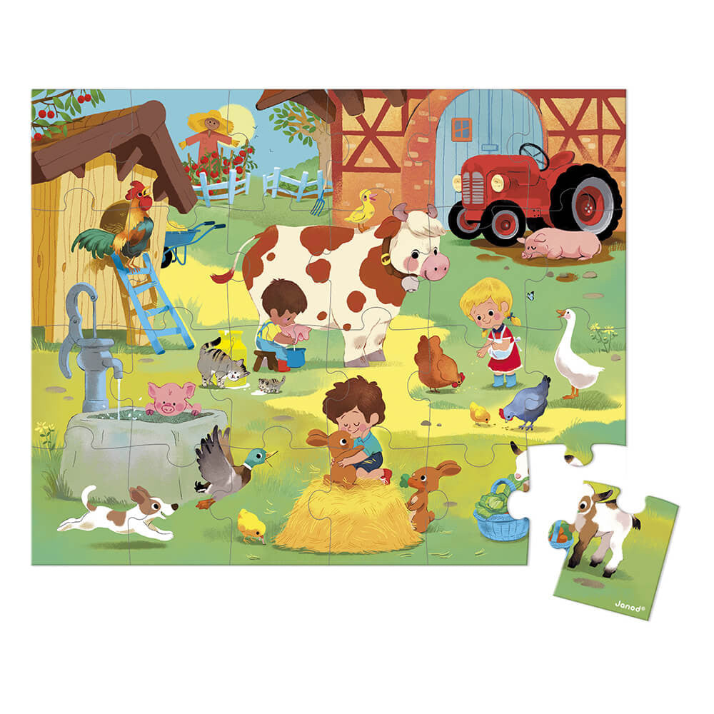 24pc. Day at the Farm Jigsaw Puzzle