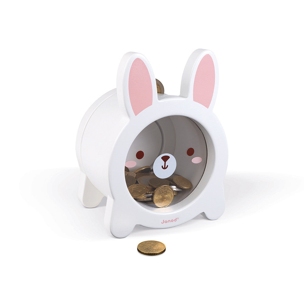 Wooden Piggy Bank- Rabbit