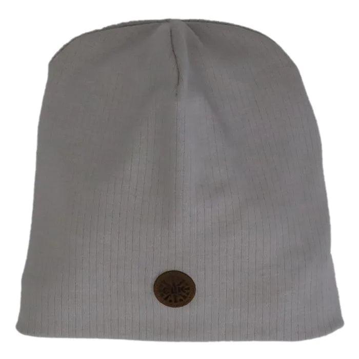 Ribbed Beanie- Grey