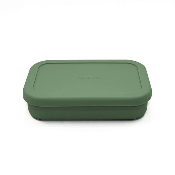 Divided Silicone Lunch Box- Fern