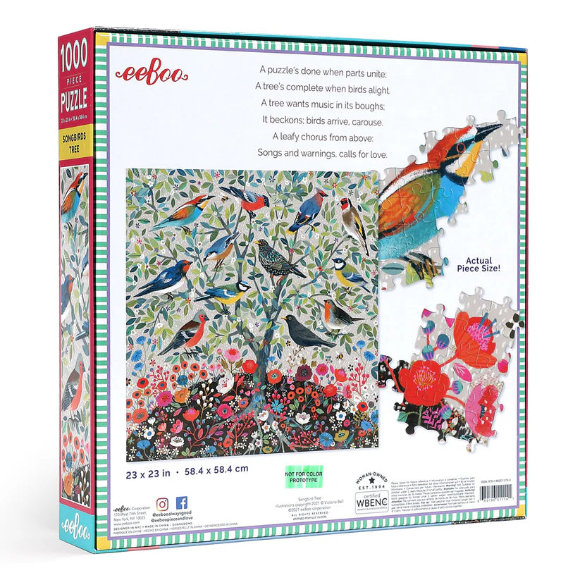 1000pc. Songbirds Tree Jigsaw Puzzle