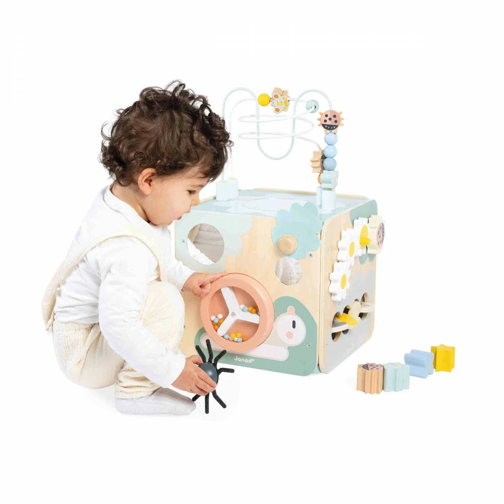 Sweet Cocoon Wooden Multi-Activity Cube