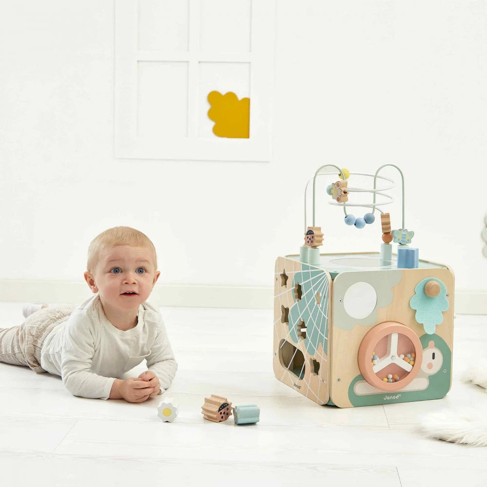 Sweet Cocoon Wooden Multi-Activity Cube