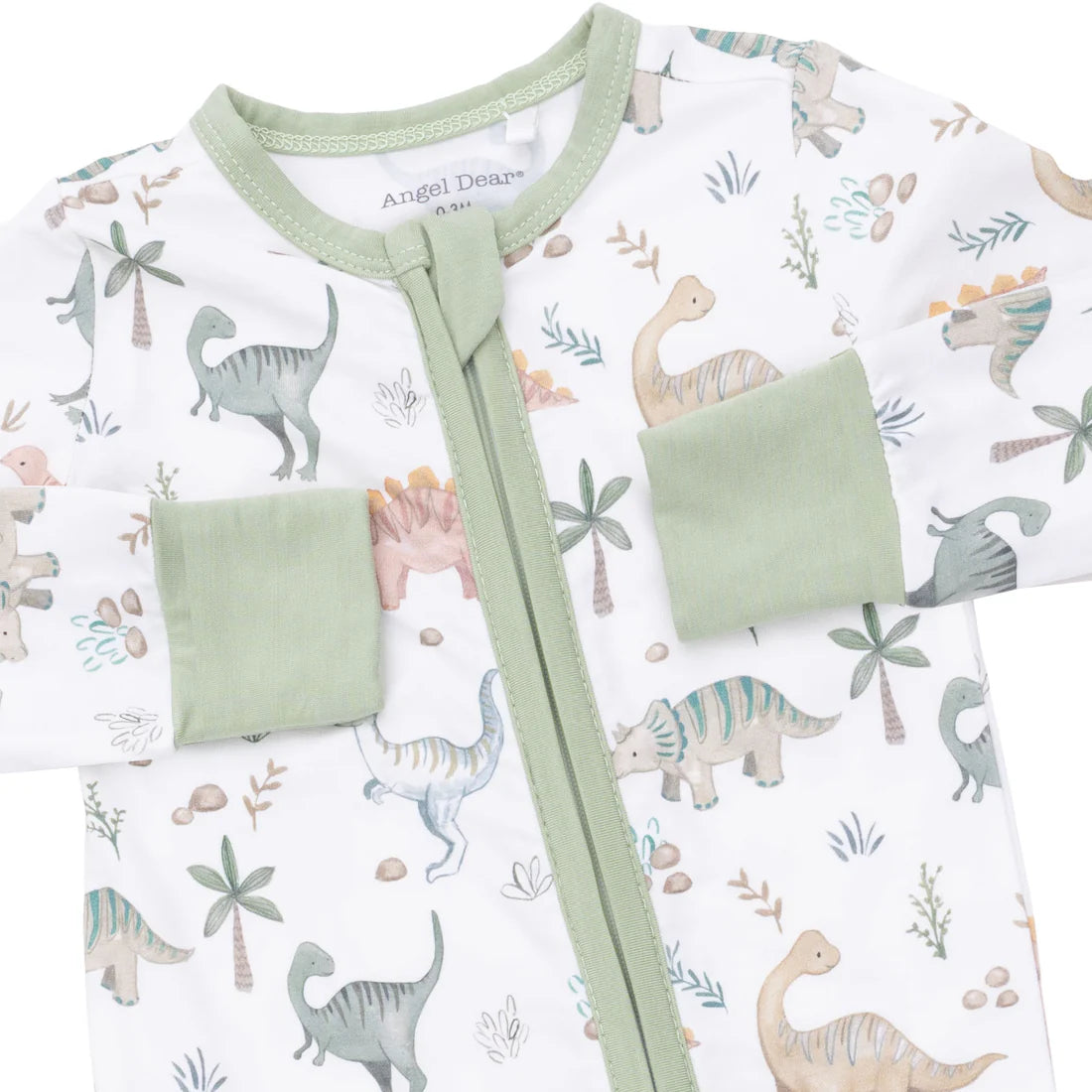 Convertible 2-Way Zipper Romper- Sweet Baby Dinos
