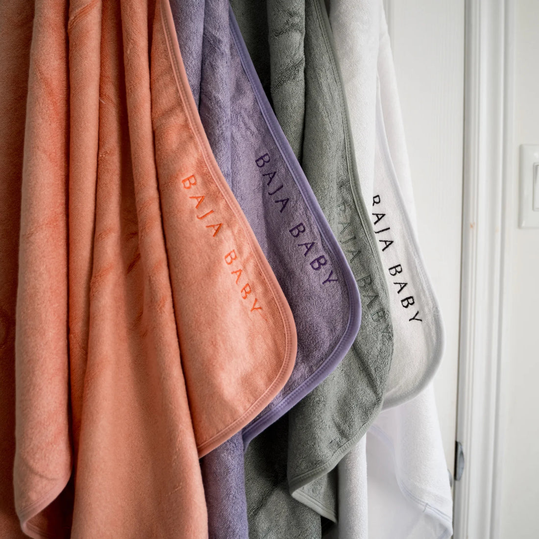 Bamboo & Cotton Hooded Towel- Sage