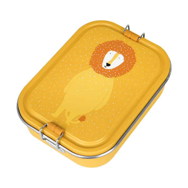 Divided Steel Lunch Box- Mr. Lion