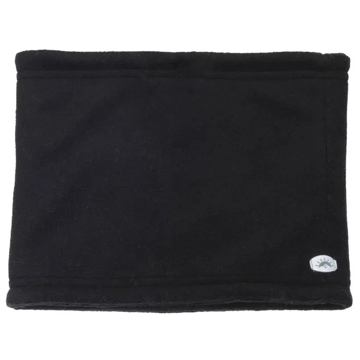 Double-Layer Fleece Tube Neckwarmer- Black
