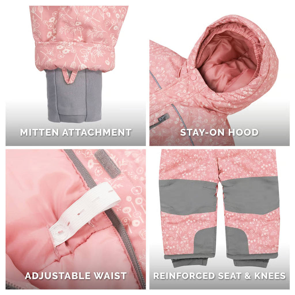 Toasty-Dry 1pc. Snowsuit- Prairie Flowers