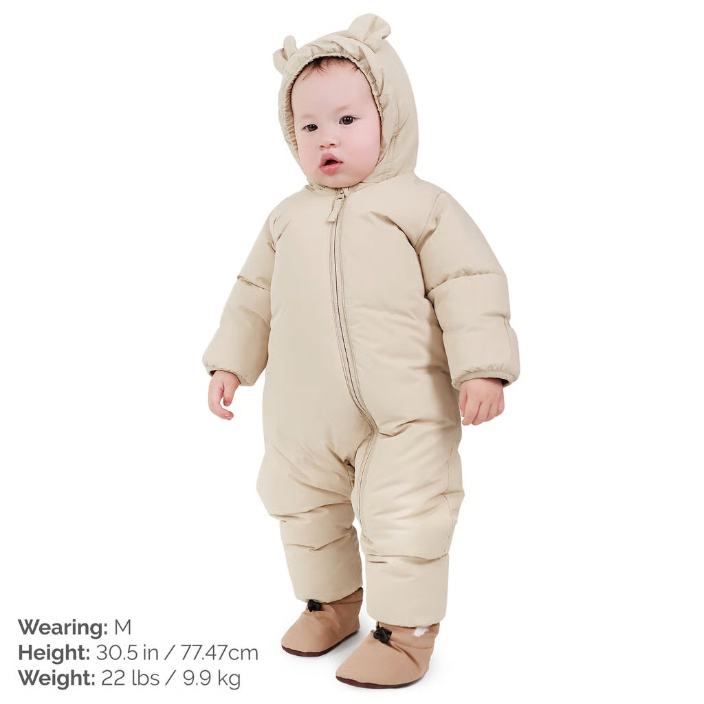 Toasty-Dry 1pc. Baby Snowsuit- Oat
