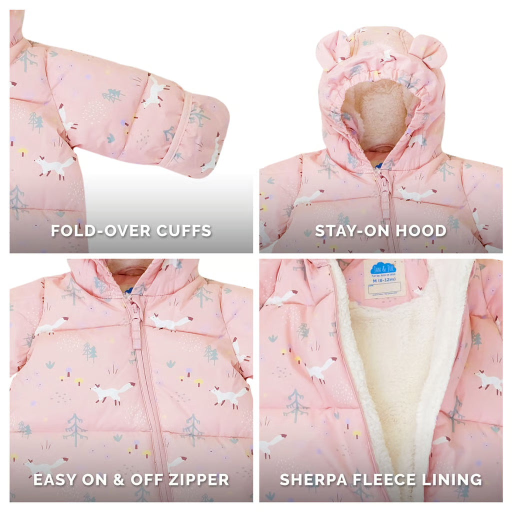 Toasty-Dry 1pc. Baby Snowsuit- Oat