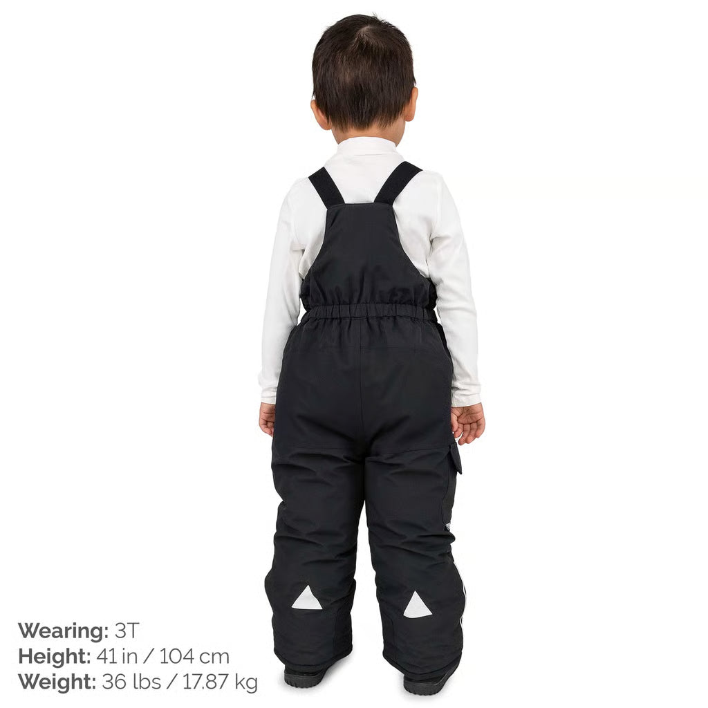 Toasty-Dry Snow Bib Pants- Black