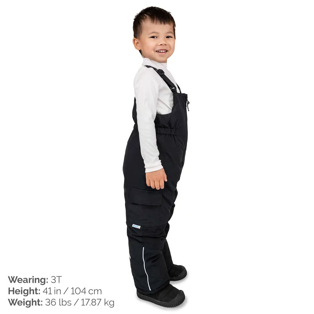 Toasty-Dry Snow Bib Pants- Black