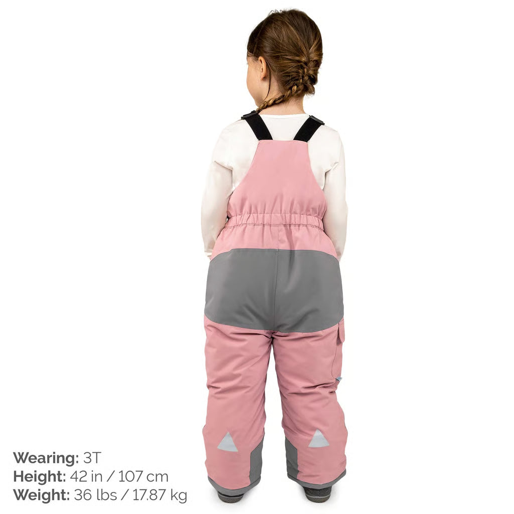 Toasty-Dry Snow Bib Pants- Dusty Pink