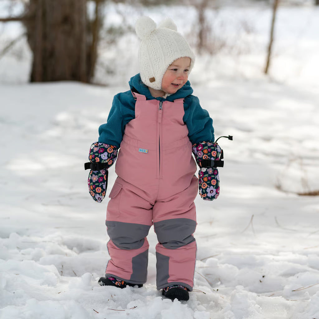 Toasty-Dry Snow Bib Pants- Dusty Pink