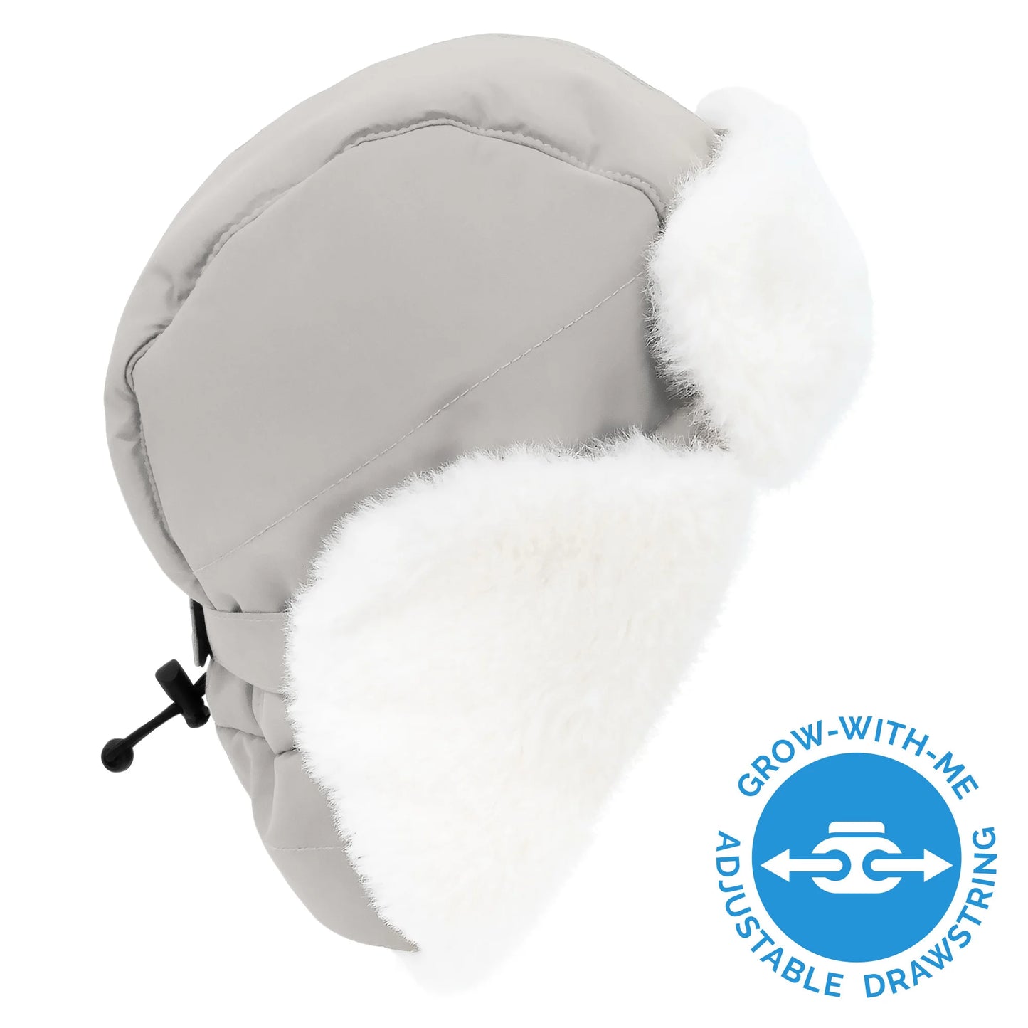Toasty-Dry Trapper Hat- Greystone