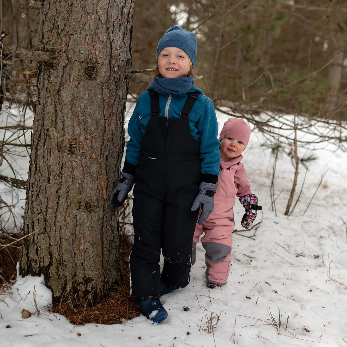 Toasty-Dry Snow Bib Pants- Black