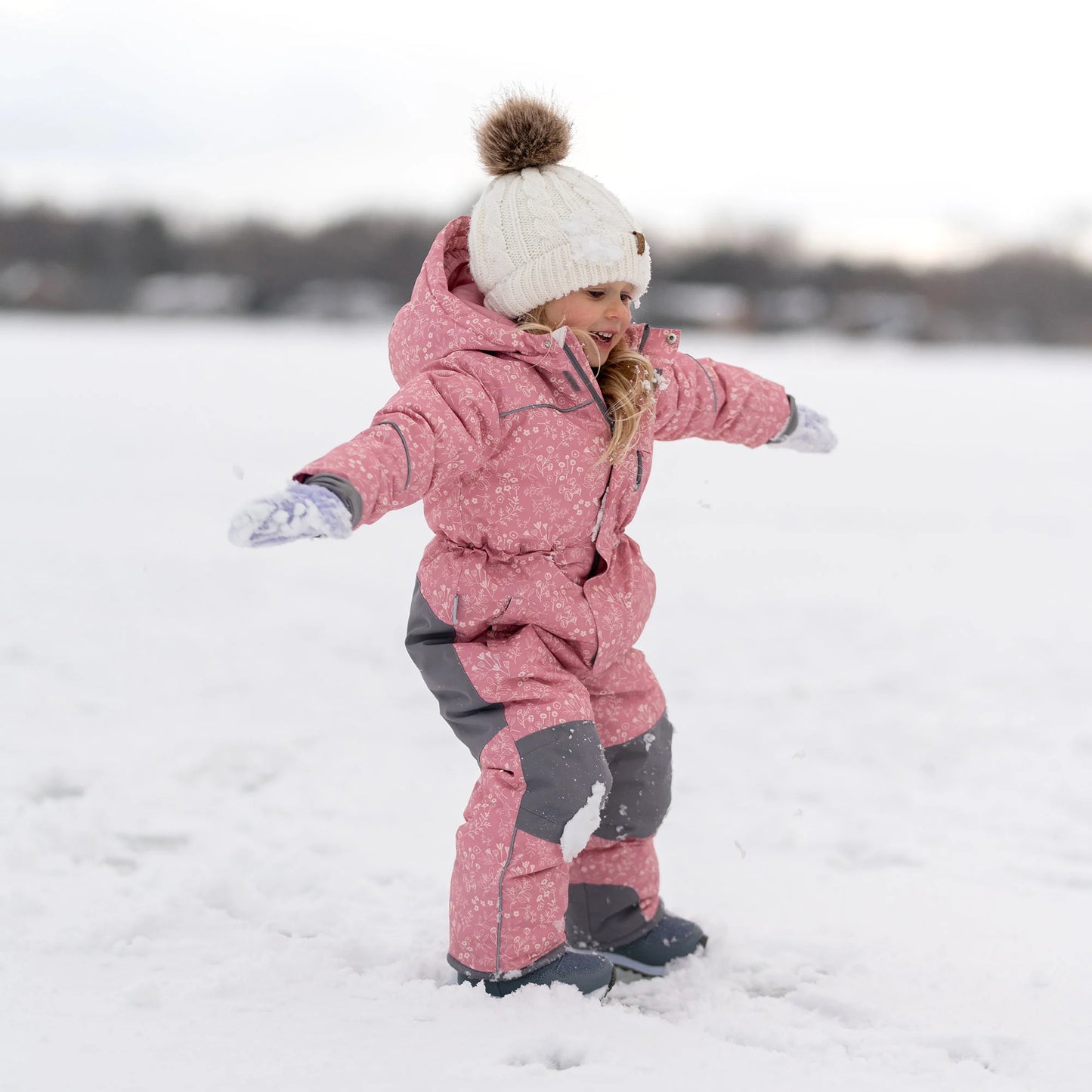 Toasty-Dry 1pc. Snowsuit- Prairie Flowers