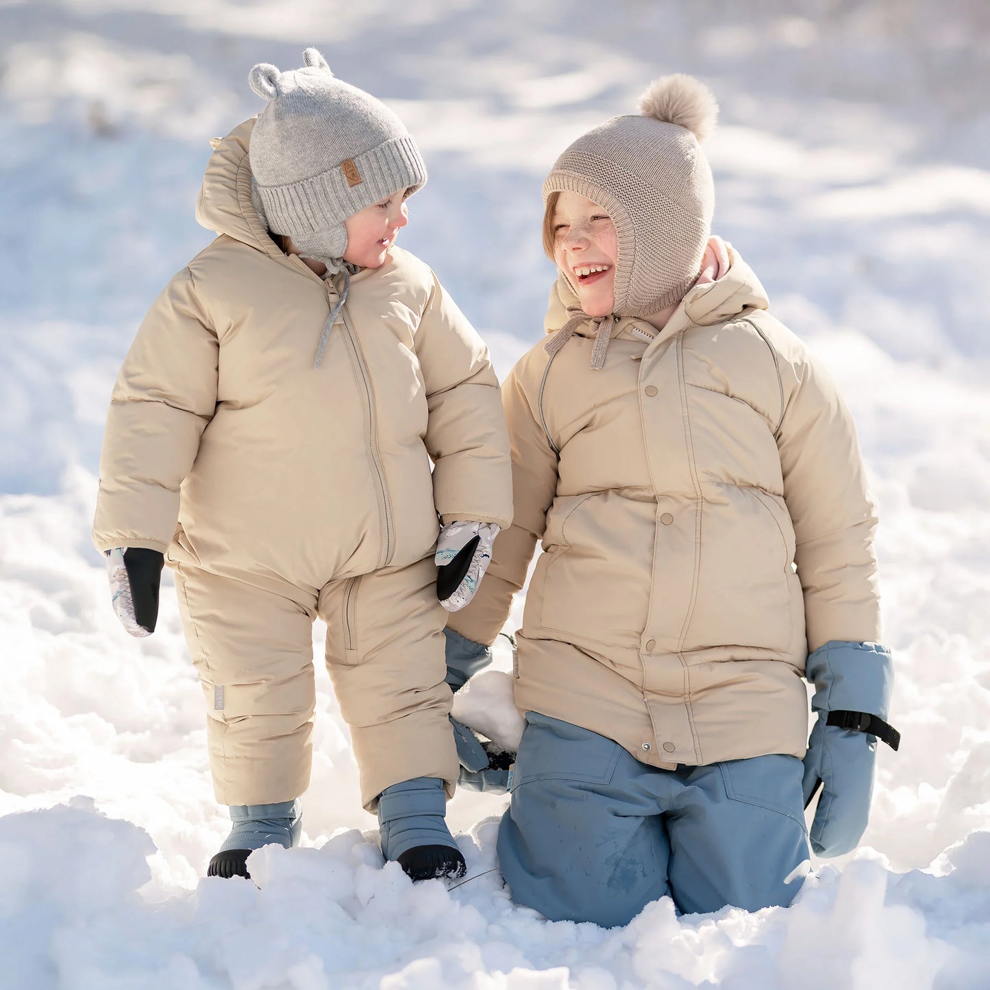 Toasty-Dry 1pc. Baby Snowsuit- Oat