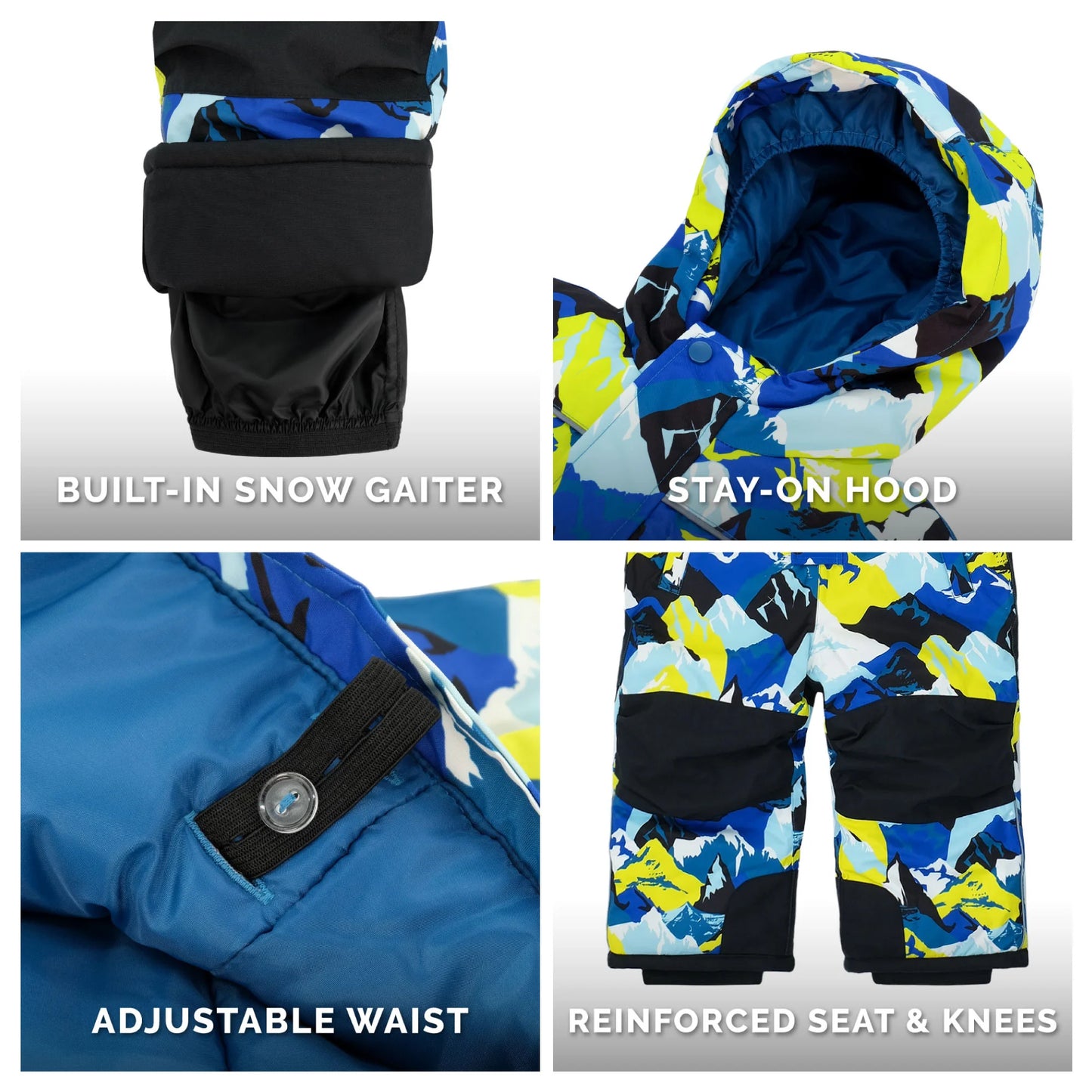 Toasty-Dry 1pc. Snowsuit- Wolf and Bear