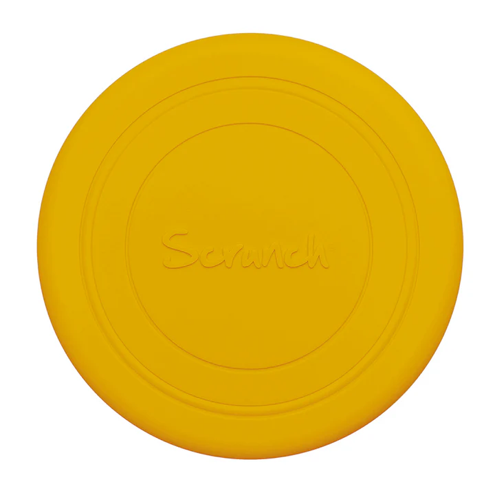 Yellow Silicone Flying Disc