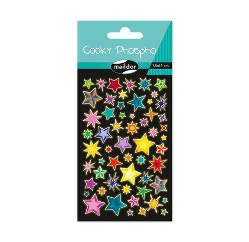 Cooky Stickers- Colourful Stars