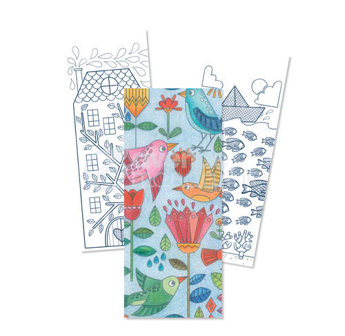 Colour-Your-Own Mandala Bookmarks