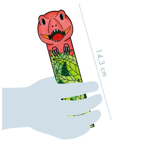 Colour-Your-Own Dinosaur Bookmarks