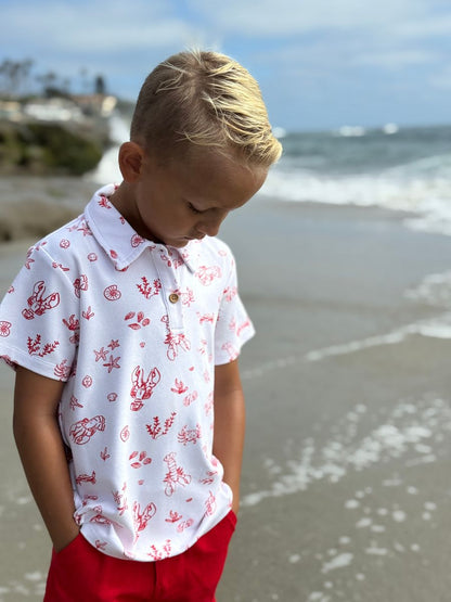 Starboard Sea Creatures Polo Tee