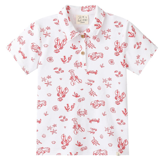 Starboard Sea Creatures Polo Tee