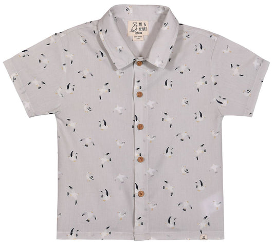 Maui Gulls Button Down Polo Tee