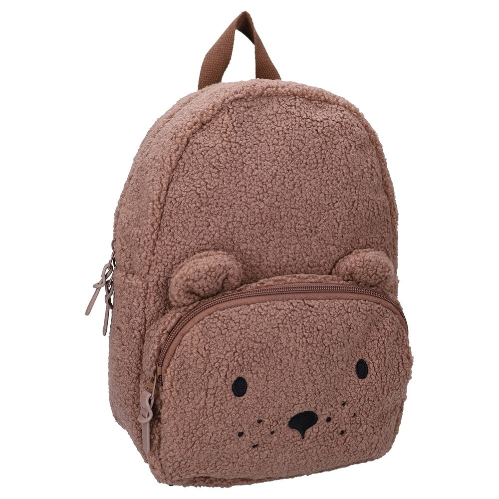Toddler Teddy Backpack- Brown