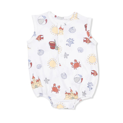 Bamboo Henley Bubble- Sunny Sandcastles